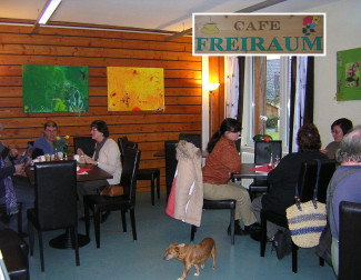 Café Freiraum im Nachbarschaftszentrum Westend Wetzlar: Postkarte aus Postkartenprojekt mit dem Förderverein
