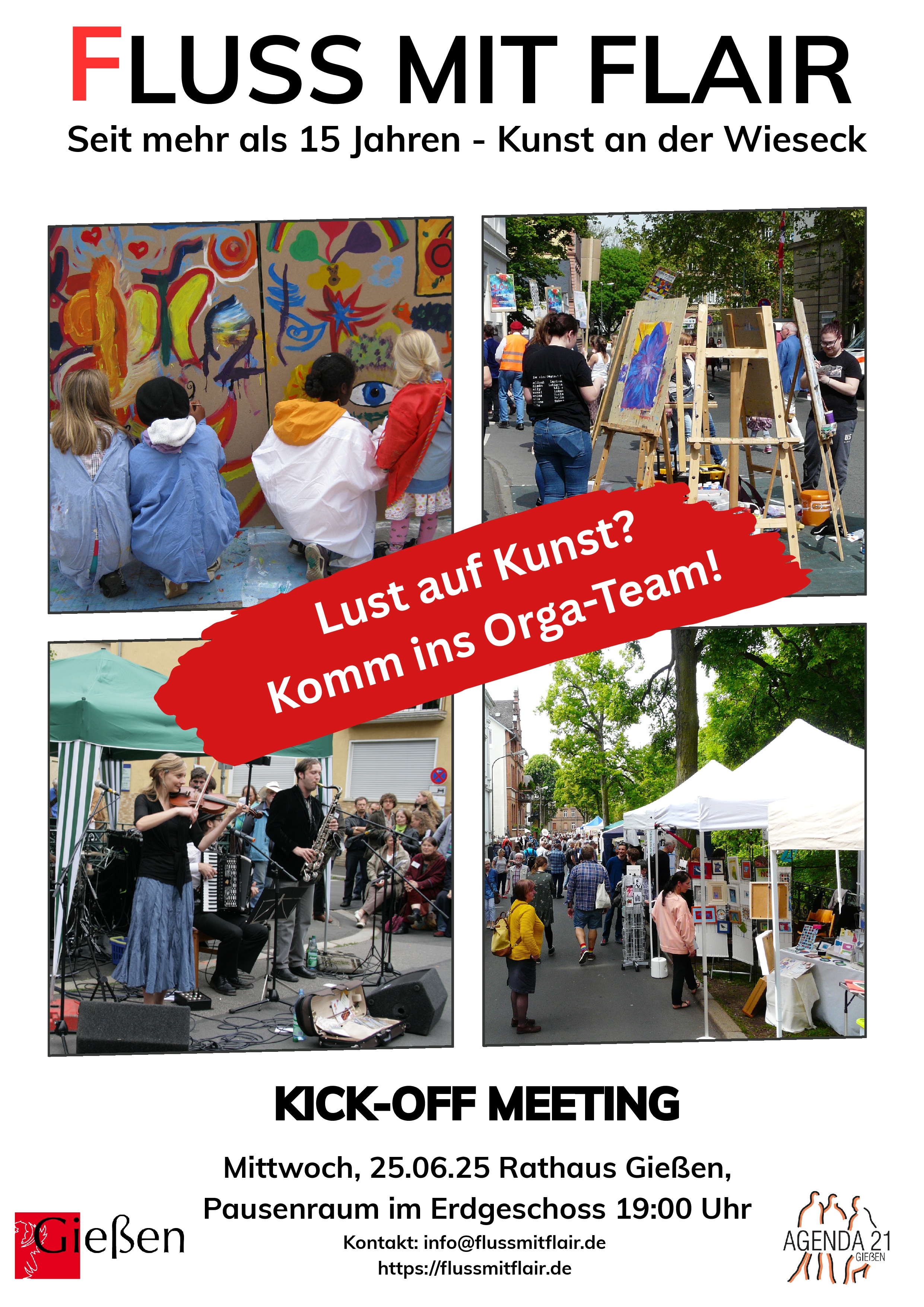 Plakat Fluss mit Flair