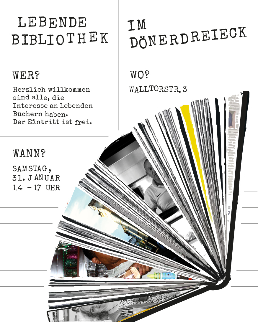Flyer Lebende Bibliothek