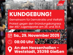 Kundgebung am 29.11.