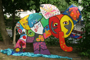 Sichtschutztier "Elefant"