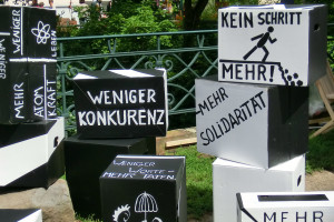 Installation "Weniger ist mehr"