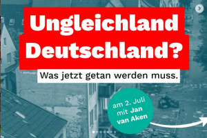 Plakatausschnitt Ungleichland Deutschland?