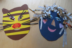 Masken aus Papier