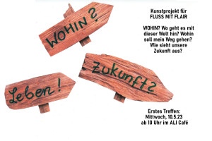 Flyer ALI Kunstprojekt WOHIN?