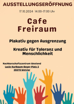 Plakat Café Freiraum