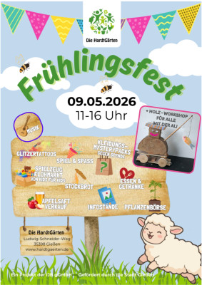 Hardtgärten Frühlingsmarkt Flyer