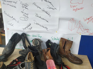 Brainstorming und Schuhsammlung