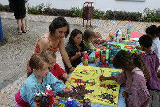 Kinder beim Malen, Wetzlar