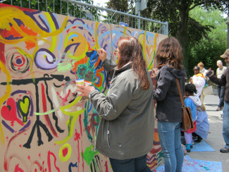 Kunstaktion "Kunst-Spiel mit Musik"