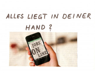 Alles liegt in deiner Hand?  Collage und Text: Jürgen Burkhardt