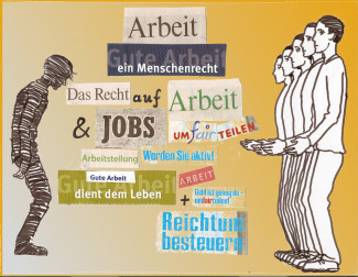 Gute Arbeit - umfairteilen!  In Deutschland  besitzen 10% der Privatpersonen 66,6% des Gesamtvermögens (Quelle: Dt. Institut für Wirtschaftsforschung 2011)  Texte und Bilder: Steffen Weber, Holger Wilmesmeier   