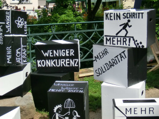 Installation "Weniger ist mehr"