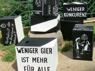 Installation "Weniger ist mehr"