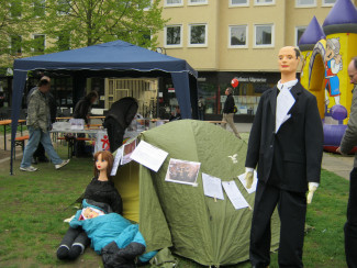 Installation Wohnungslosigkeit: Gesamtansicht