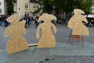 Stadtgestalten - Figuren noch unbemalt