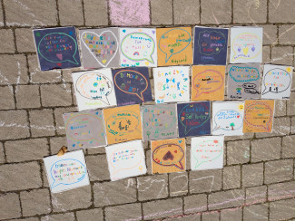 Ausschnitt Fliesenmosaik