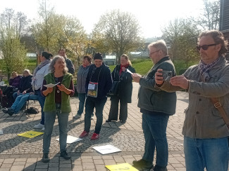 April 2026: Beim Spiel der Ralley mit der WALI Wetzlar im Nachbarschaftszentrum Westend
