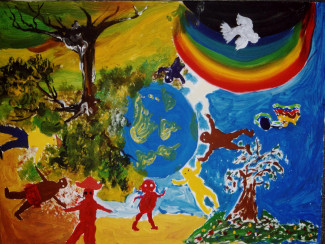 Bild "die Erde gehört allen"
