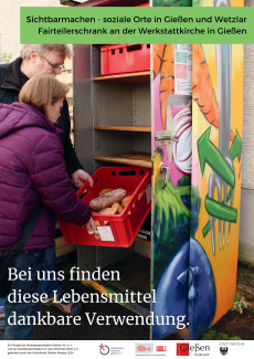 Fairtailerschrank an der Werkstattkirche  in Gießen