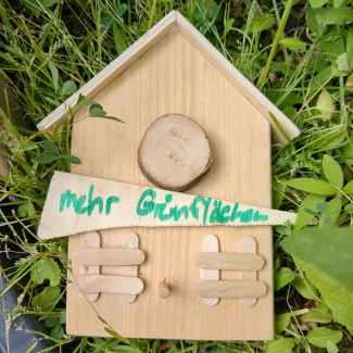 Gestaltetes Haus: mehr Grünflächen