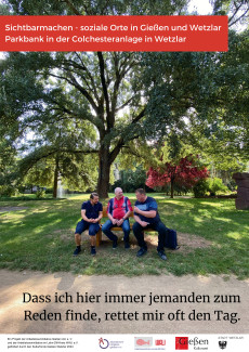 Sichtbarmachen - Plakat Colchesteranlage Wetzlar