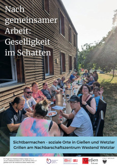 Grillen am Nachbarschaftszentrum im Wetzlarer Westend