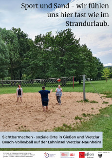 Beach-Volleyball auf der Lahninsel Wetzlar Naunheim