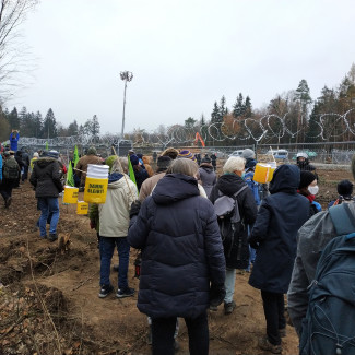 Protest gegen Rodung am 22.11.20