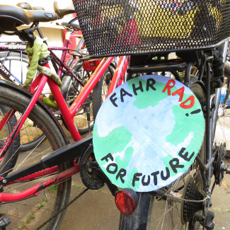 Fahrrad-Button Fahr Rad For Future