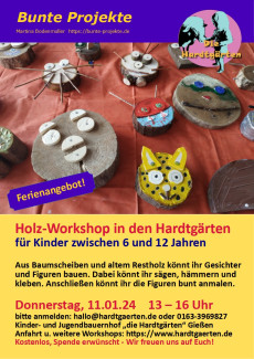 Flyer Holzgesichter