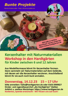 Flyer Kerzenhalter