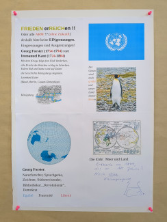 Plakat: Frieden erREICHen