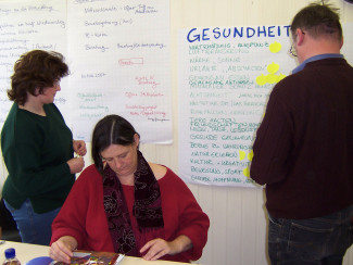 Brainstorming zu Gesundheitsangeboten bei Idesa Lauterbach