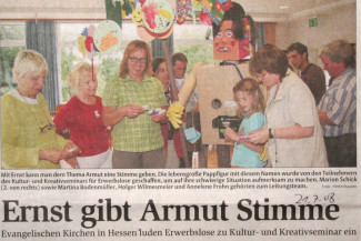 Ausschnitt aus Presseartikel 