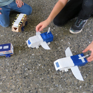 Fahrzeuge aus Recyclingmaterial