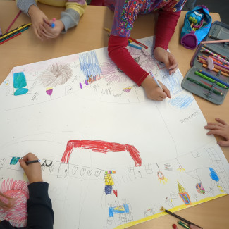Recht auf ein sicheres Zuhause: Kinder in Lollar gestalten Häuser