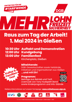 Flyer zum 1. Mai 