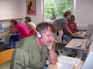 Ein Hörspiel wird geschnitten und produziert - Kulturseminar 2004