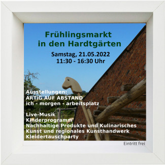 Frühlingsmarkt in den Hardtgärten - Flyer