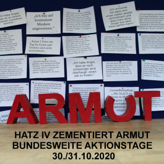 ARMUT und Zitate von Hartz IV Empfänger*innen