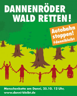 Plakat Dannenröder Wald retten!
