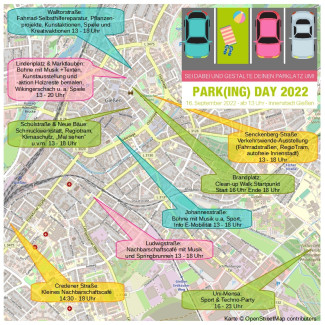 Karte Parking Day Gießen