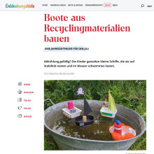 Screenshot Blog Entdeckungskiste